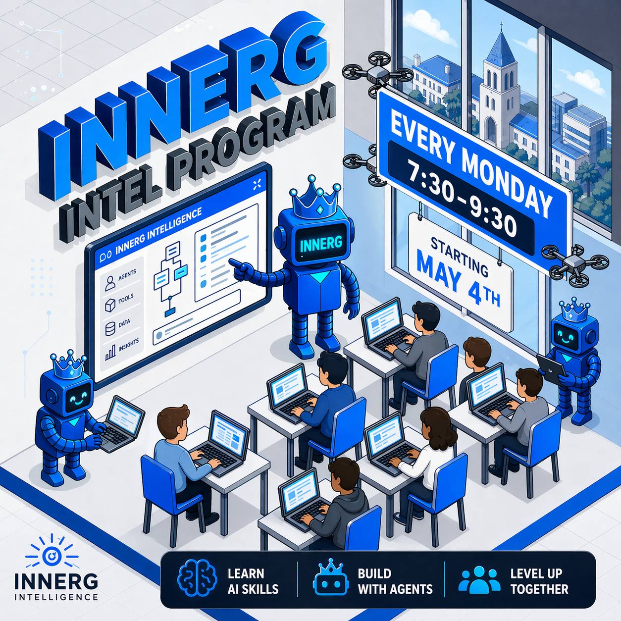 InnerG Intel AI Program classroom flyer art